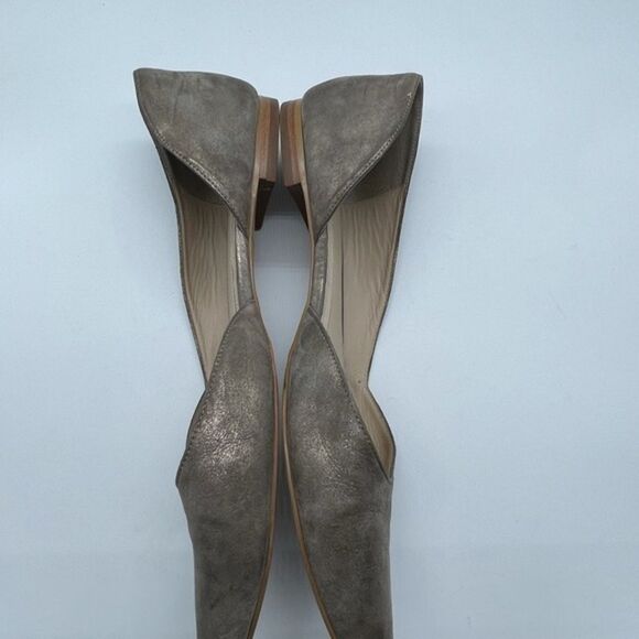 Mark Fisher LTD Sunny D’ Orsay Gold Flats sz 9.5 - Picture 3 of 8